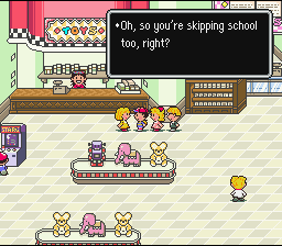 School is out, that's why we are playing EarthBound.